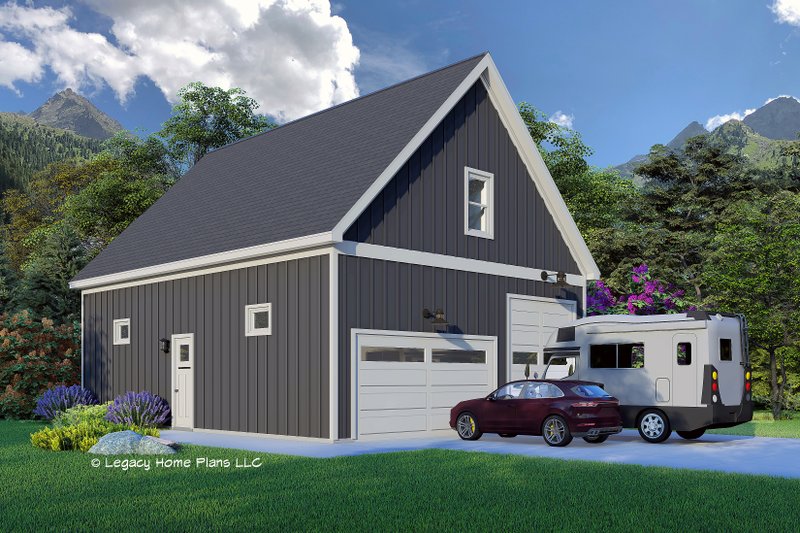 Dream House Plan - Contemporary Exterior - Front Elevation Plan #932-838