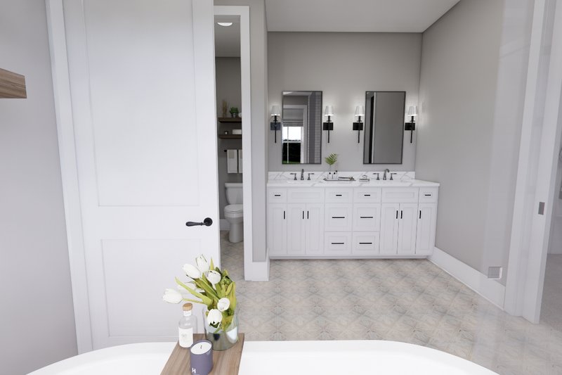 Dream House Plan - Interior - Master Bathroom 2 for Farmhouse House Plan #51-1251 - 3 bed, 3.5 bath