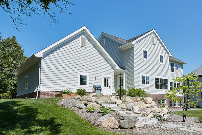Home Plan - Exterior - Rear Elevation for Colonial House Plan #928-289 - 4 bed, 2.5 bath