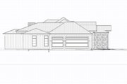 Farmhouse Style House Plan - 4 Beds 4.5 Baths 4044 Sq/Ft Plan #1109-1 Exterior 