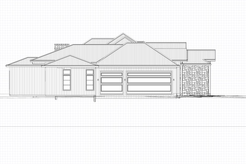 House Blueprint - Exterior - Other Elevation for Farmhouse House Plan #1109-1 - 4 bed, 4.5 bath