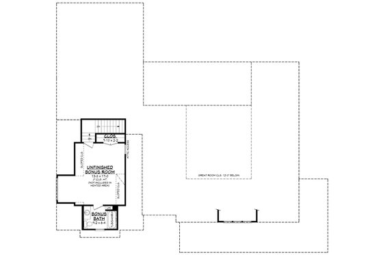 Floor Plan - Other Floor for Farmhouse House Plan #430-307 - 3 bed, 3.5 bath