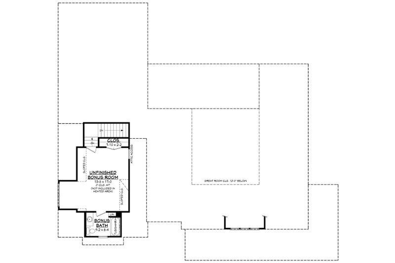 Dream House Plan - Floor Plan - Other Floor for Farmhouse House Plan #430-307 - 3 bed, 3.5 bath