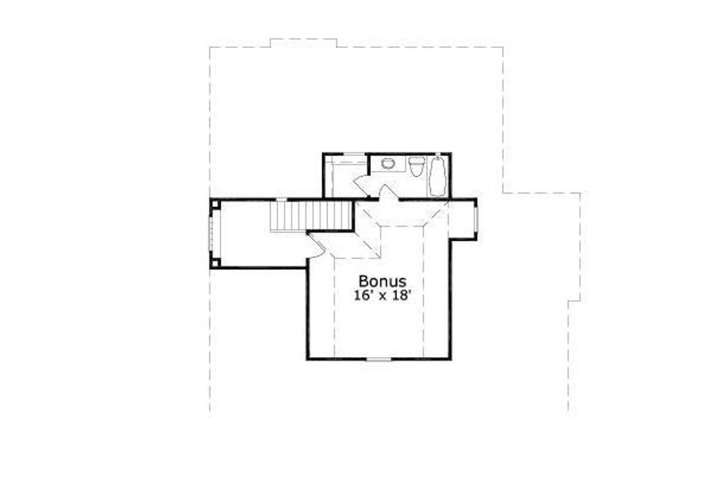 Floor Plan - Other Floor for European House Plan #411-861 - 3 bed, 3.5 bath