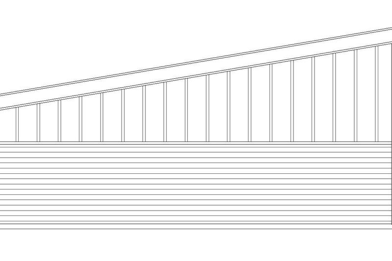 House Blueprint - Exterior - Rear Elevation for Contemporary House Plan #932-210, 0 bath