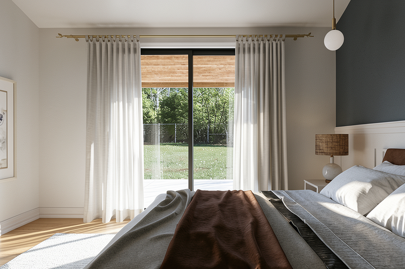 Architectural House Design - Interior - Master Bedroom for Contemporary House Plan #1064-491 - 2 bed, 2 bath