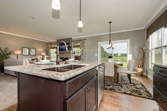 Interior - Kitchen 1 for Craftsman House Plan #20-2154 - 3 bed, 2.5 bath