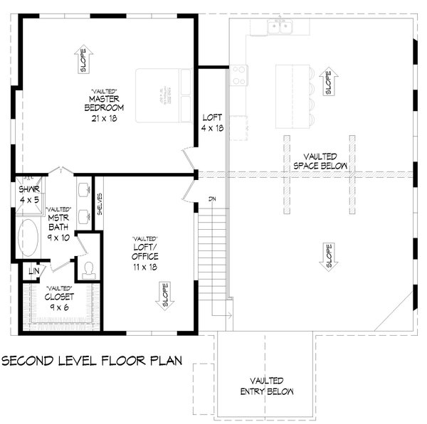 Country Floor Plan - Upper Floor Plan #932-659