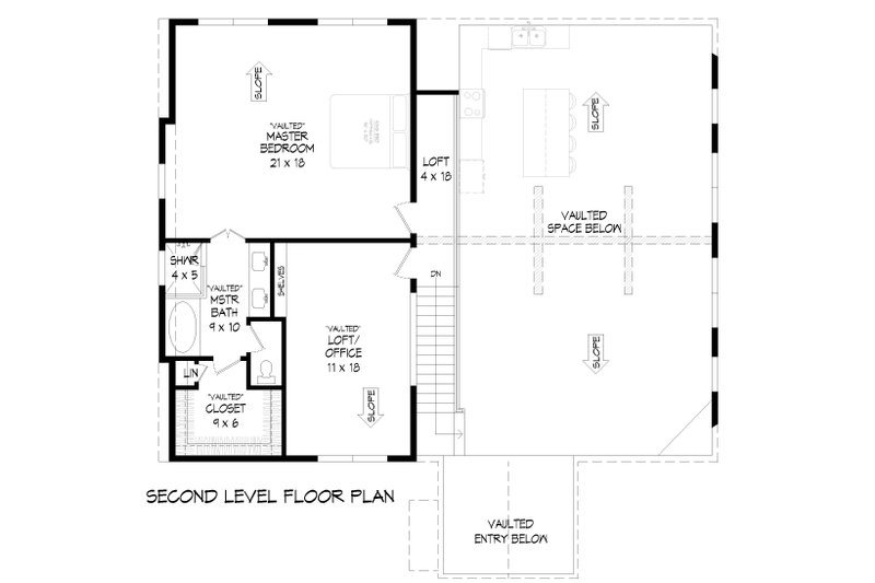 Architectural House Design - Floor Plan - Upper Floor for Country House Plan #932-659 - 3 bed, 4 bath