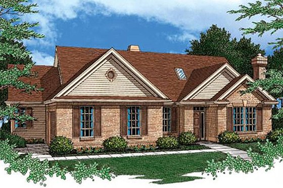 Exterior - Front Elevation 3 for Craftsman House Plan #48-287 - 3 bed, 2.5 bath
