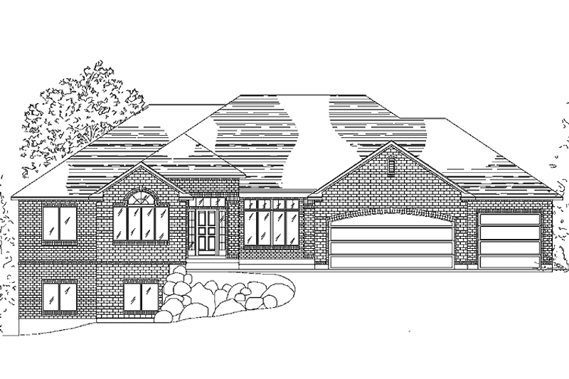 Home Plan - Exterior - Front Elevation 3 for Traditional House Plan #945-20 - 3 bed, 2.5 bath