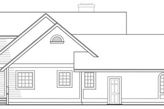 Exterior - Other Elevation for Traditional House Plan #124-109 - 3 bed, 2.5 bath