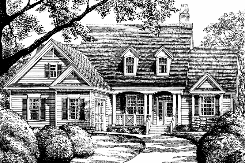 House Design - Ranch Exterior - Front Elevation Plan #929-589