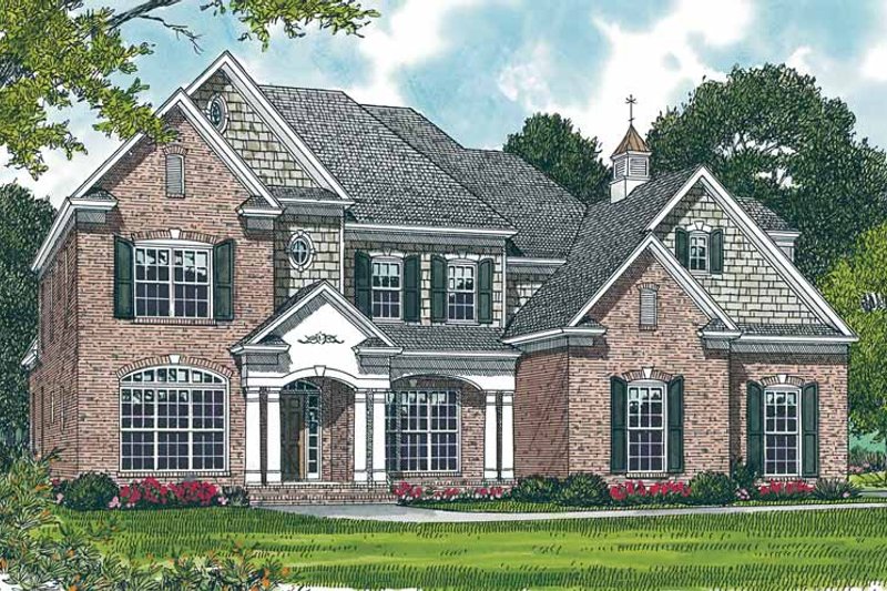 House Plan Design - Traditional Exterior - Front Elevation Plan #453-304