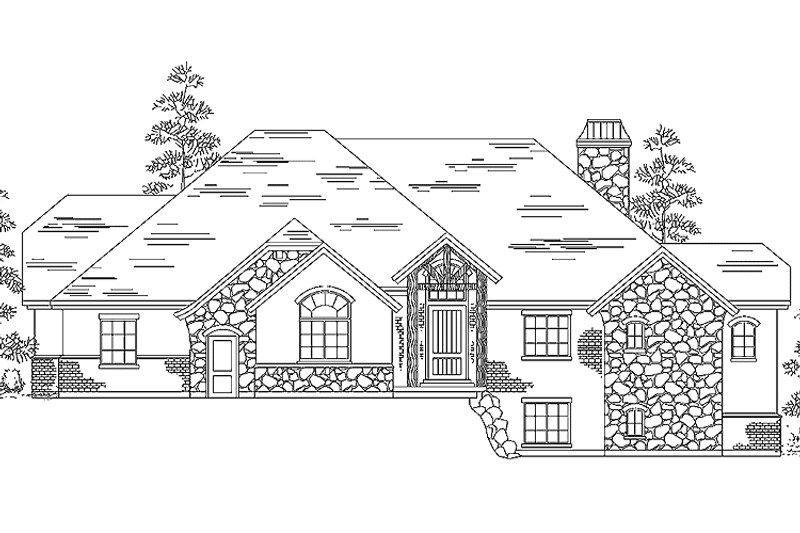 Home Plan - Exterior - Front Elevation 3 for Country House Plan #945-32 - 4 bed, 2.5 bath