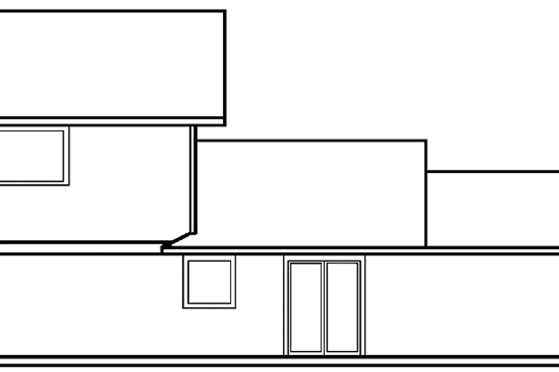 Home Plan - Exterior - Rear Elevation for Colonial House Plan #60-1024 - 3 bed, 2 bath