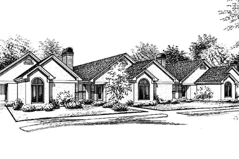 Home Plan - Traditional Exterior - Front Elevation Plan #45-528