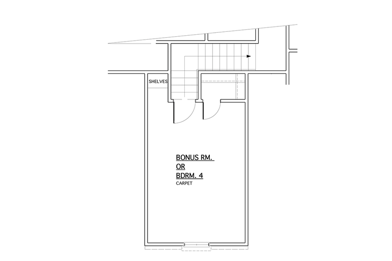 Dream House Plan - Floor Plan - Other Floor for Colonial House Plan #1053-68 - 3 bed, 2.5 bath