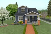 Craftsman Style House Plan - 4 Beds 3.5 Baths 2555 Sq/Ft Plan #461-41 