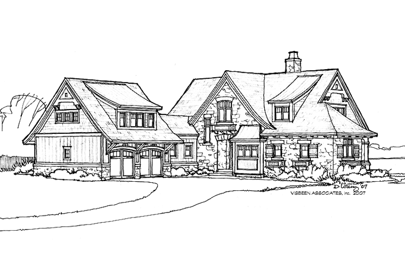 Home Plan - Exterior - Front Elevation 5 for Craftsman House Plan #928-170 - 3 bed, 4 bath