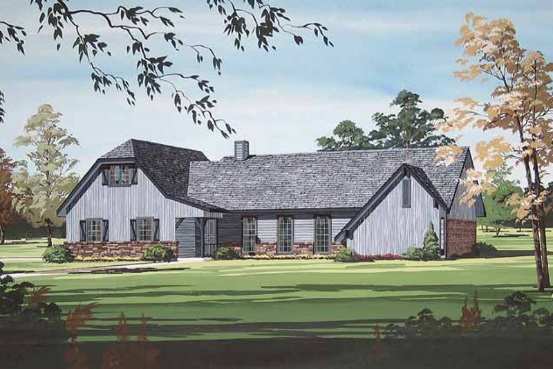 House Plan Design - Traditional Exterior - Front Elevation Plan #45-402
