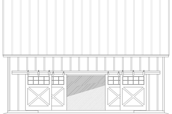 Exterior - Front Elevation 4 for Farmhouse House Plan #932-133, 0 bath