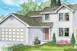 Farmhouse Exterior - Front Elevation Plan #124-770