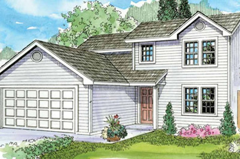 Architectural House Design - Farmhouse Exterior - Front Elevation Plan #124-770