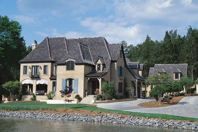 Dream House Plan - Exterior - Front Elevation 5 for European House Plan #453-183 - 4 bed, 3.5 bath