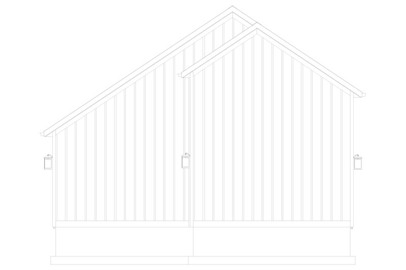 Architectural House Design - Exterior - Rear Elevation 2 for Traditional House Plan #1060-277, 0 bath