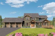 Craftsman Style House Plan - 3 Beds 3 Baths 3031 Sq/Ft Plan #124-1380 