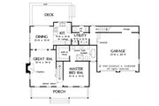 Farmhouse Style House Plan - 3 Beds 2.5 Baths 1557 Sq/Ft Plan #929-39 