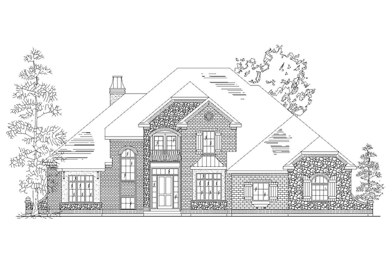 Architectural House Design - Exterior - Front Elevation 3 for Country House Plan #945-67 - 3 bed, 2.5 bath