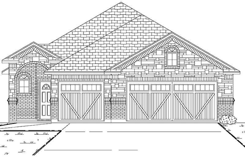 Home Plan - Exterior - Front Elevation 3 for Traditional House Plan #84-685 - 3 bed, 2 bath
