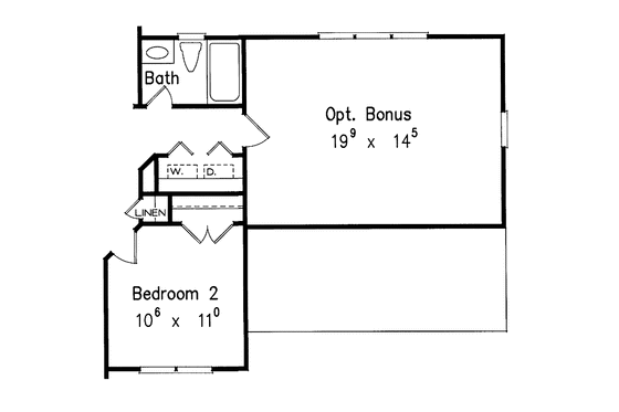 Floor Plan - Other Floor for Country House Plan #927-755 - 3 bed, 2.5 bath