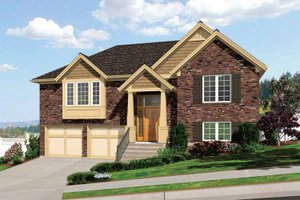 Traditional Exterior - Front Elevation Plan #46-805