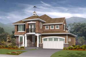 Craftsman Exterior - Front Elevation Plan #132-366