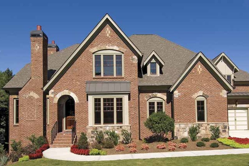 Home Plan - European Exterior - Front Elevation Plan #54-308