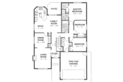 Mediterranean Style House Plan - 3 Beds 2 Baths 1491 Sq/Ft Plan #18-143 