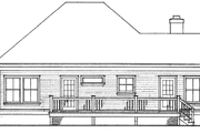 Country Style House Plan - 2 Beds 2 Baths 1270 Sq/Ft Plan #140-164 