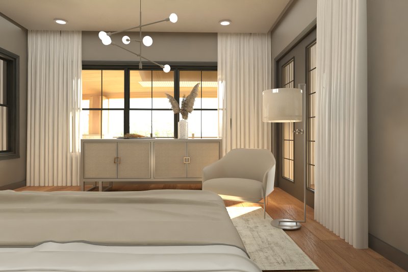 Architectural House Design - Interior - Master Bedroom 2 for Barndominium House Plan #1064-302 - 3 bed, 2.5 bath