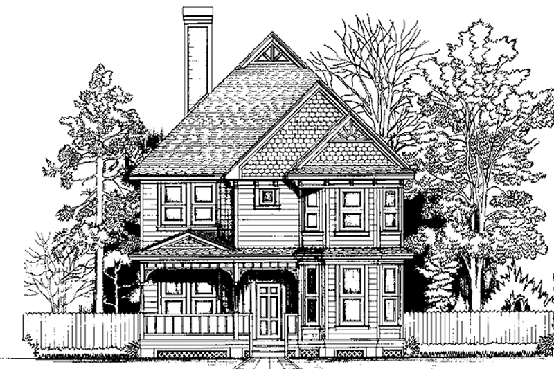 Architectural House Design - Country Exterior - Front Elevation Plan #974-15