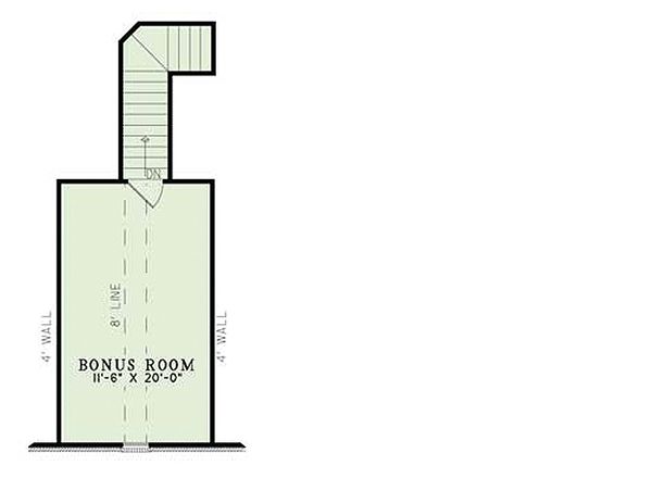 European Floor Plan - Upper Floor Plan #17-611