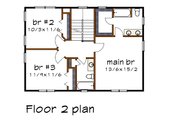 Craftsman Style House Plan - 3 Beds 2.5 Baths 1571 Sq/Ft Plan #79-297 