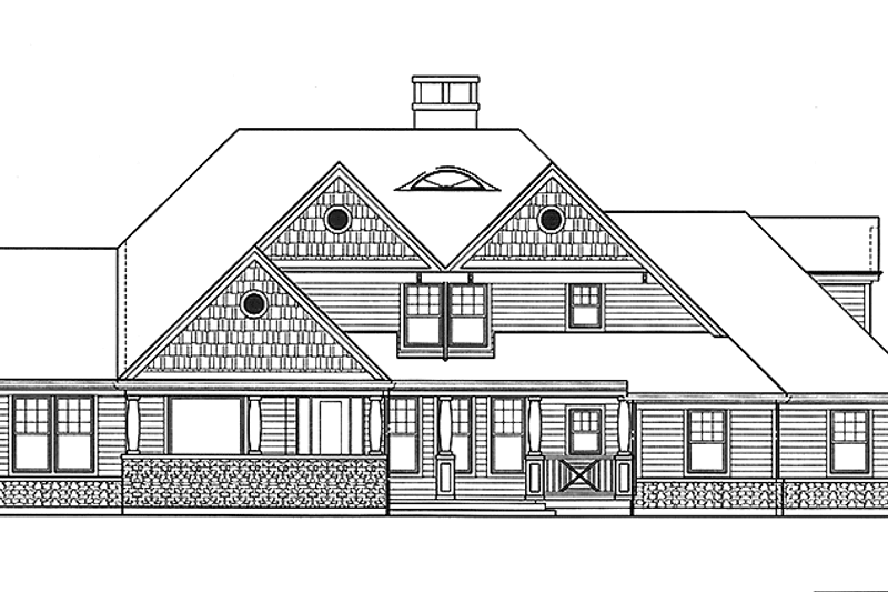 Architectural House Design - Country Exterior - Front Elevation Plan #978-12
