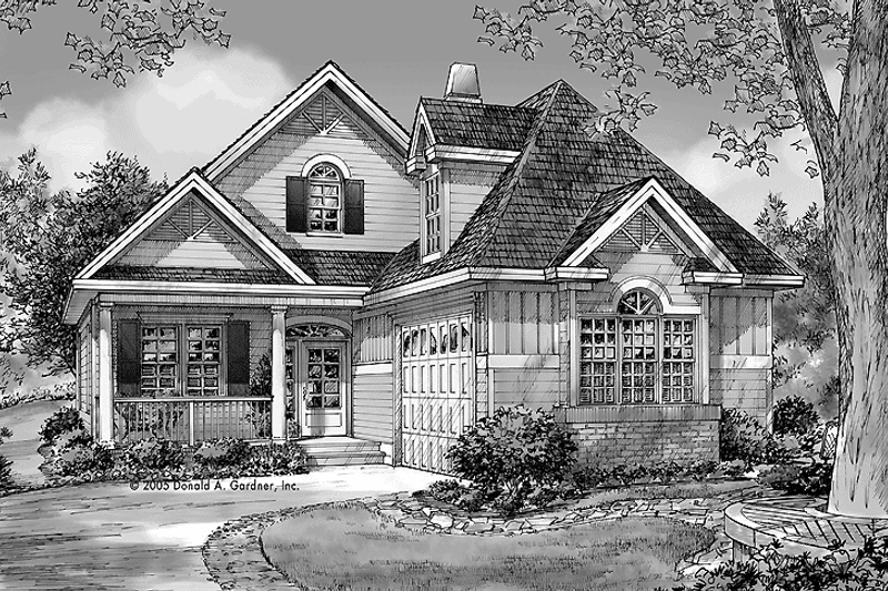 Home Plan - Exterior - Front Elevation 3 for Traditional House Plan #929-785 - 3 bed, 2 bath