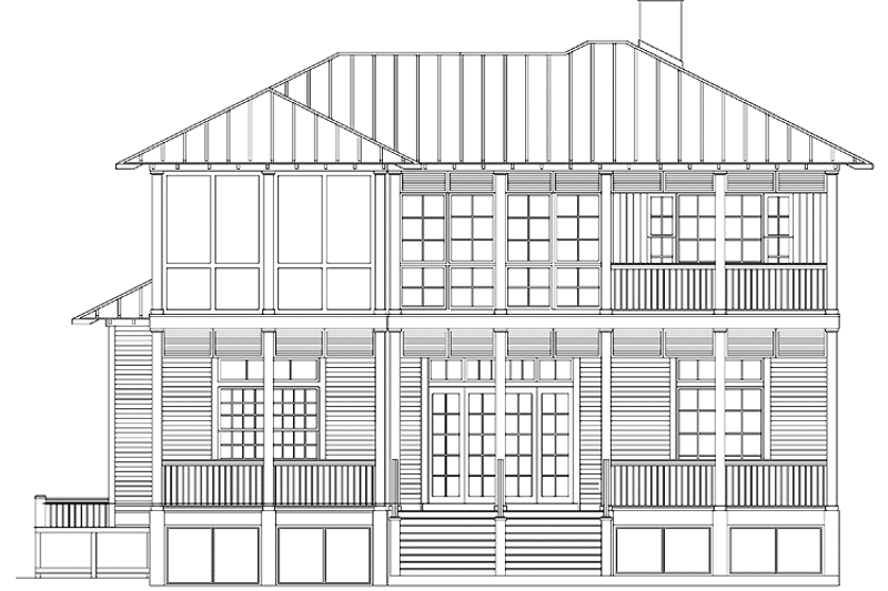 Dream House Plan - Exterior - Rear Elevation for Country House Plan #930-88 - 5 bed, 5.5 bath