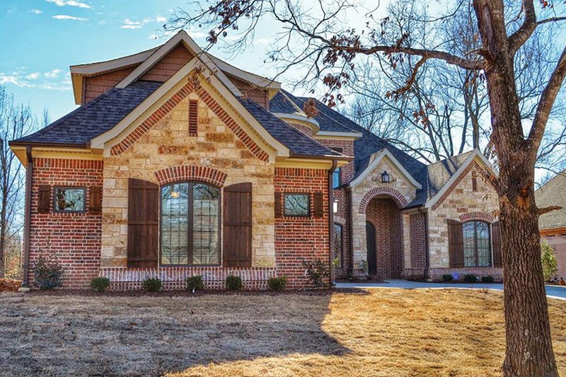 Architectural House Design - Exterior - Front Elevation 5 for European House Plan #17-3366 - 4 bed, 3.5 bath