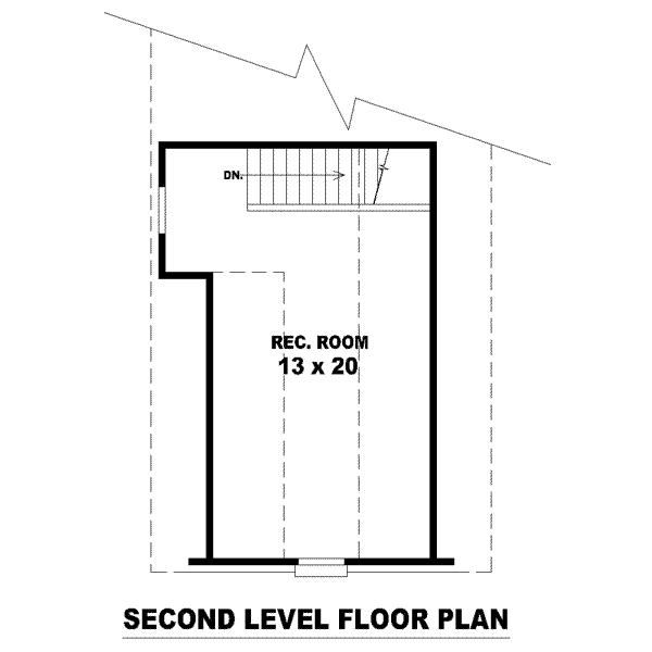 European Floor Plan - Upper Floor Plan #81-1447