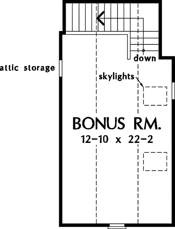 House Plan Design - Traditional Floor Plan - Upper Floor Plan #929-320